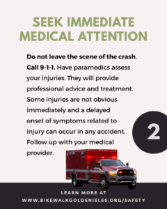 "2: Seek immediate medical attention" image of ambulance