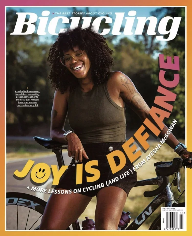 bicyclingcover Ayesha